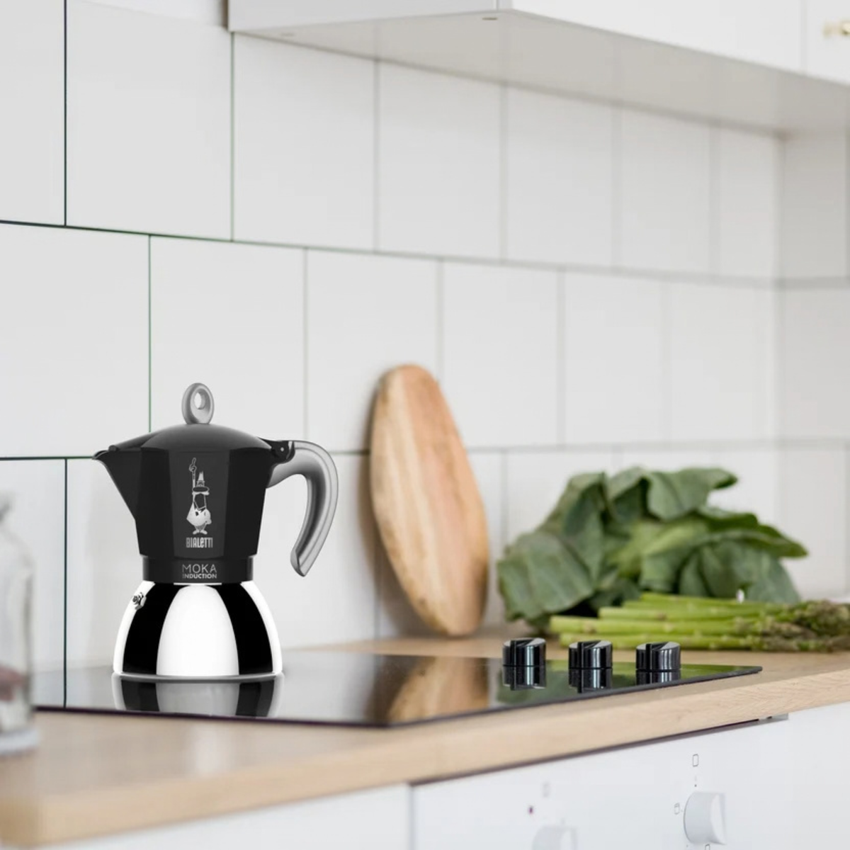 Bialetti - Moka Induction Black 6 Cups