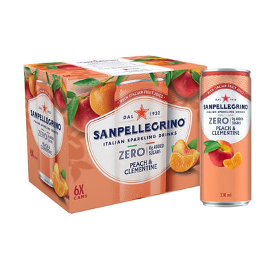 Sanpellegrino Zero | Peach & Clementine 330ml
