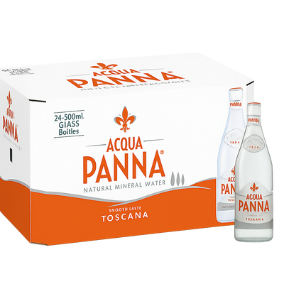 Acqua Panna | Still Mineral Water GLASS 24X500ML
