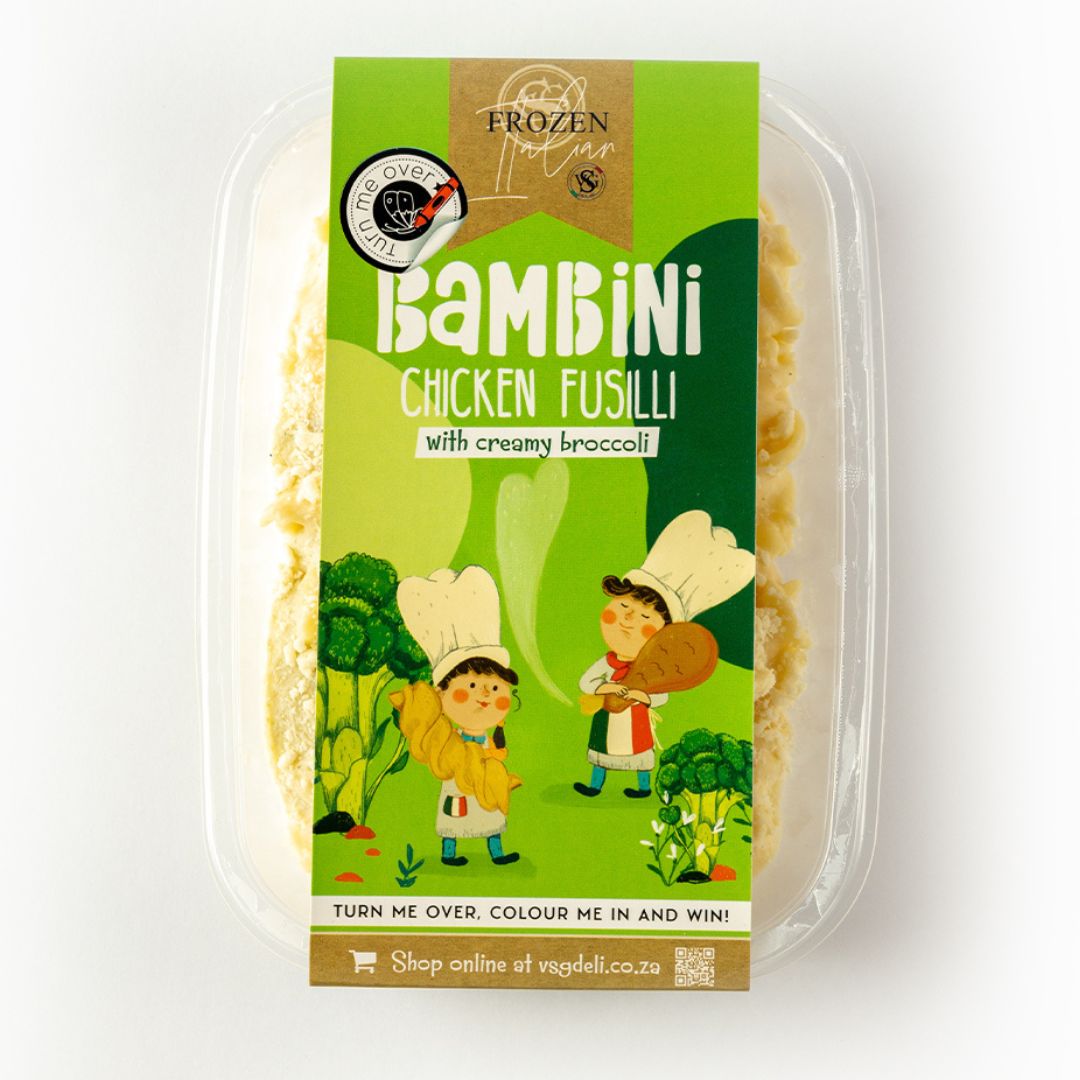 Villa San Govanni | Bambini Chicken Fusilli with Creamy Broccoli 225G