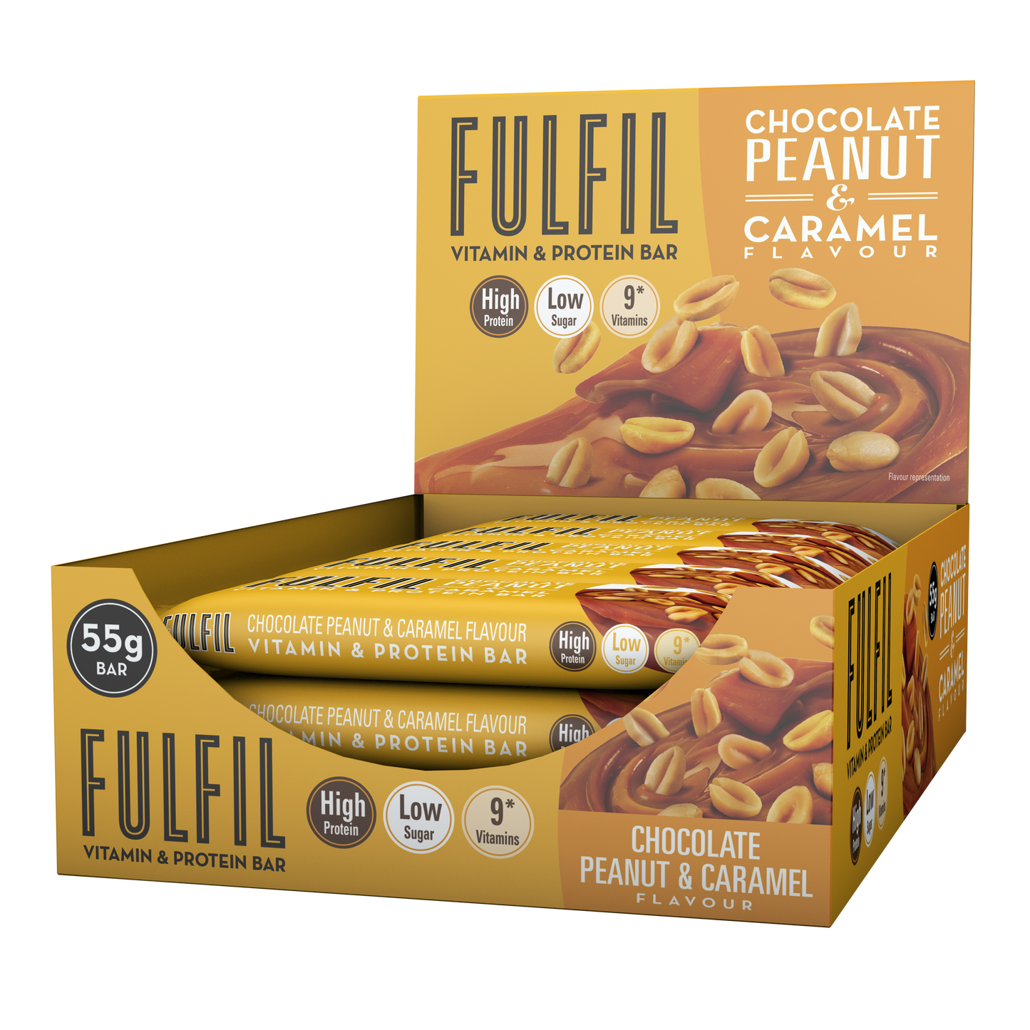 FULFIL | Chocolate Peanut & Caramel 55G