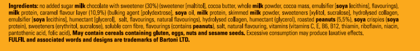 FULFIL | Chocolate Peanut & Caramel 55G