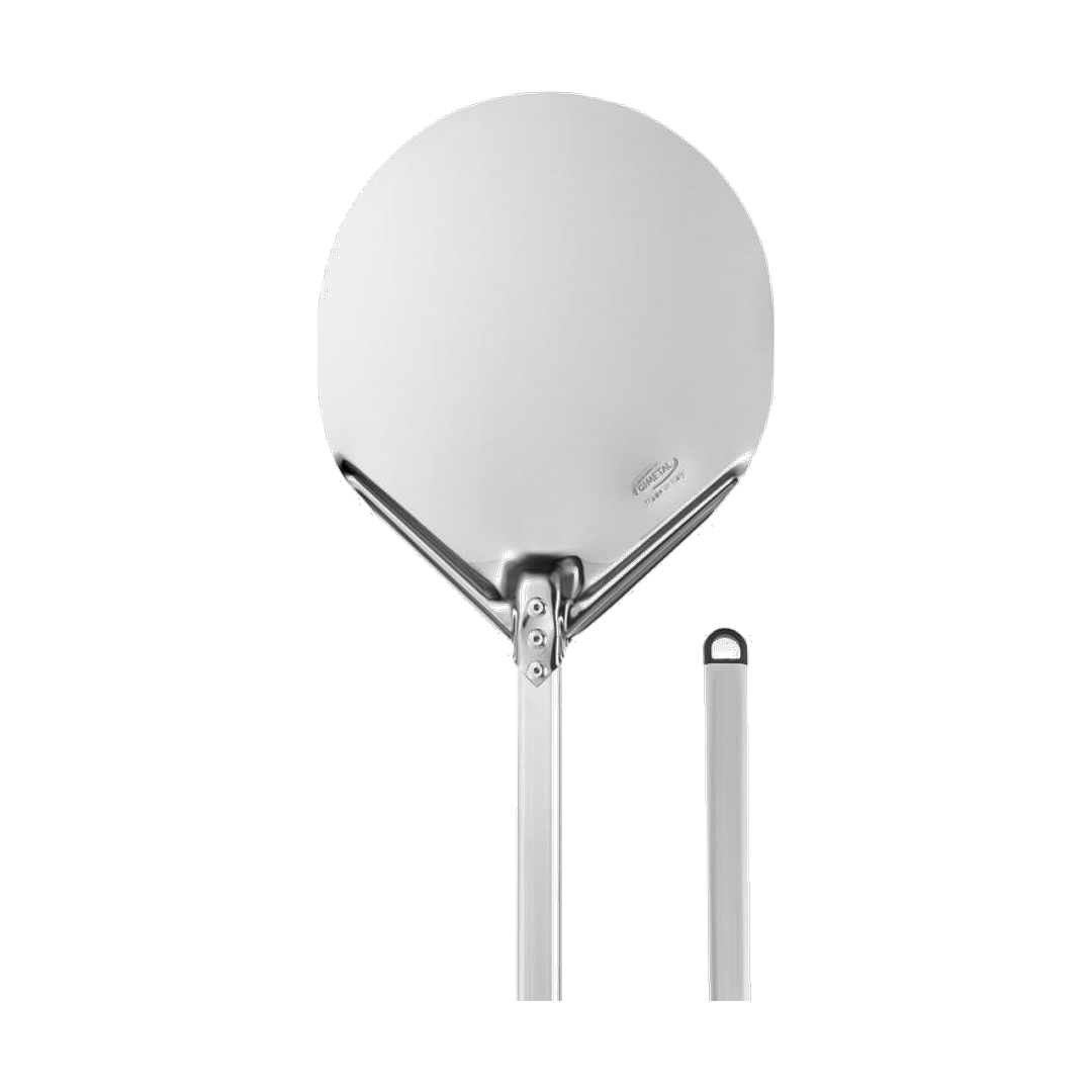 GI Metal | Pizza Peel 30cm Round. 150cm