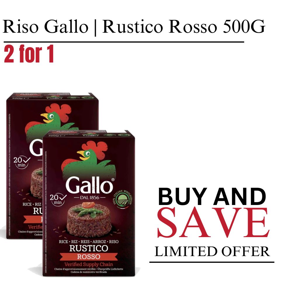 Riso Gallo | Rustico Rosso 500G | BUY 1 GET 1 FREE