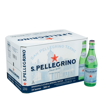 S.Pellegrino | Sparkling Mineral Water GLASS 24X500ML