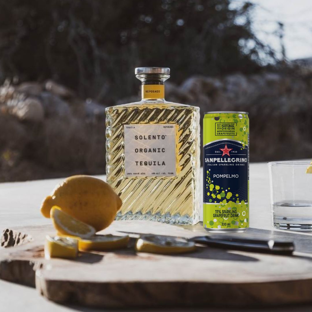 Solento Reposado Tequila 750ML & Sanpellegrino Pompelmo 6Pack
