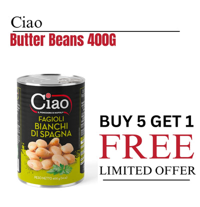 Ciao | Butter Beans 400G Bundle | BUY 5 & GET 1 FREE