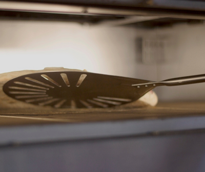 GI Metal | Stainless Steel Perforated Round Small Pizza Peel 20cm