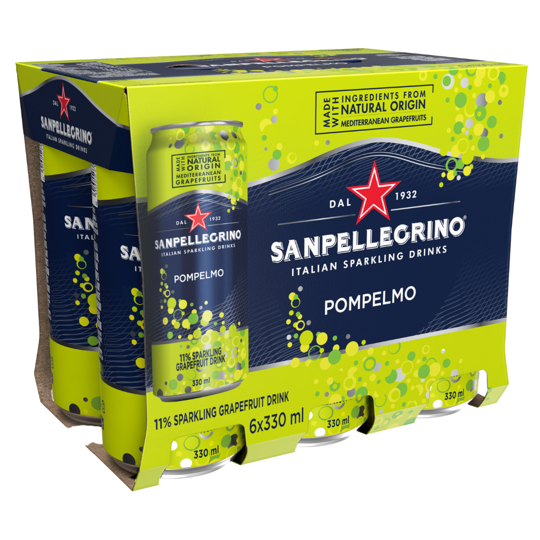 Sanpellegrino | Italian Sparkling Drinks | White Grapefruit 330ML