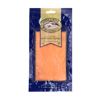 Premium Grade Smoke Norwegian Salmon Slices 80G | Available in CPT & GP only