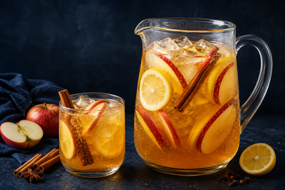 Spiced Orange Cider Mocktail