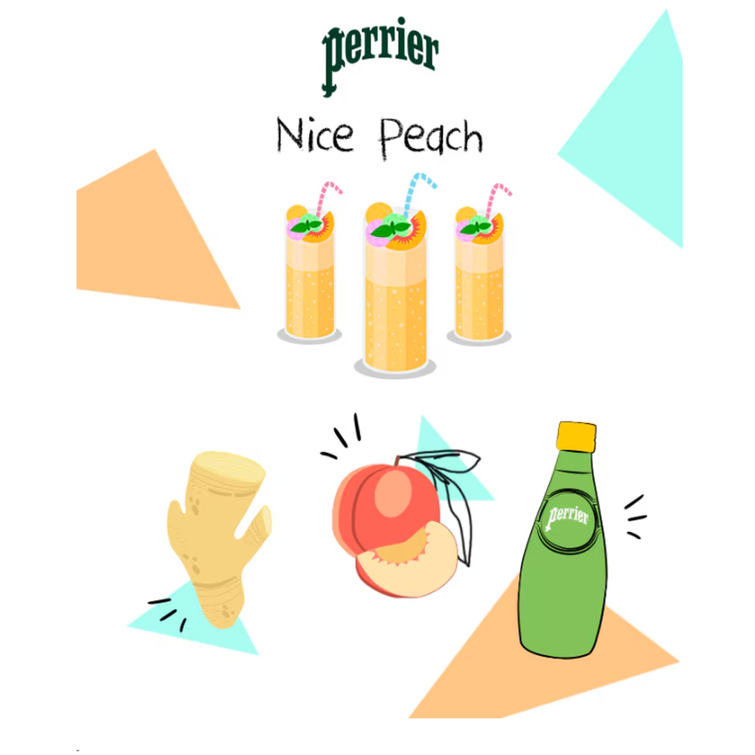 PERRIER Nice Peach