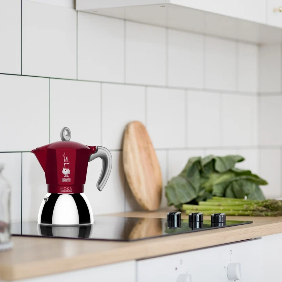 Bialetti - Moka Induction Red 6 Cups