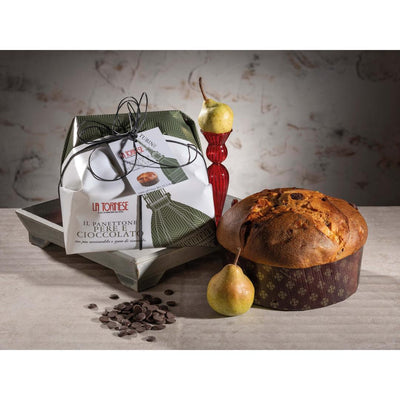 La Torinese | Panettone with Pear & Chocolate Hand-Wrapped 1KG