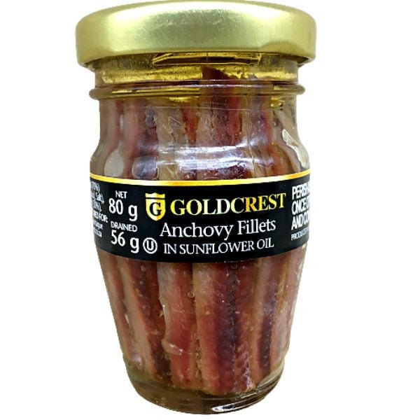 Goldcrest | Brown Anchovy Fillets 80g