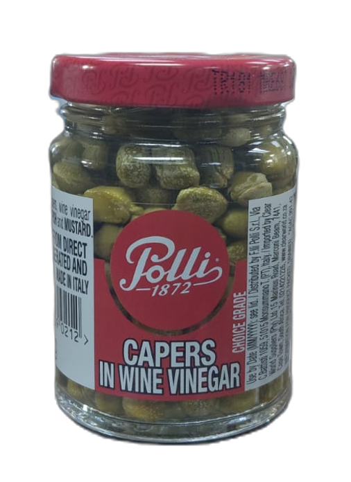 Polli | Capers in Wine Vinegar 100G