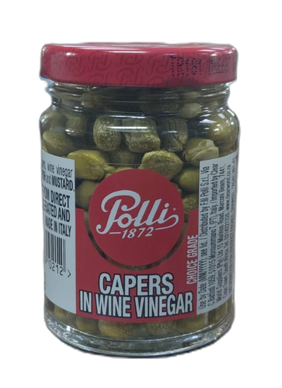 Polli | Capers in Wine Vinegar 100G