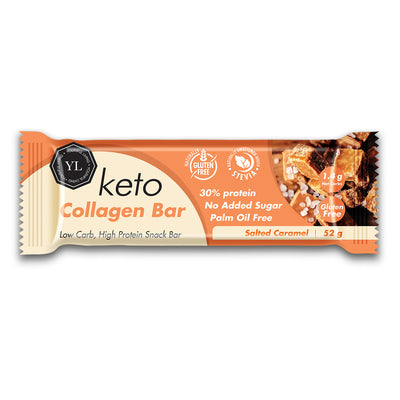 YL Keto Collagen Bar Salted Caramel 12X52G