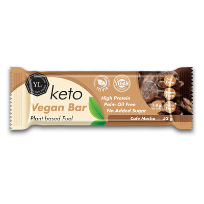 YL | Vegan Keto Bar Cafe Mocha 12X52G