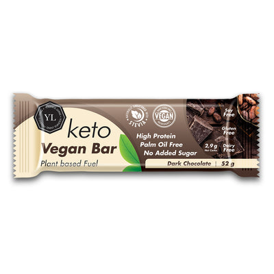 YL | Vegan Keto Bar Dark Chocolate 12X52G