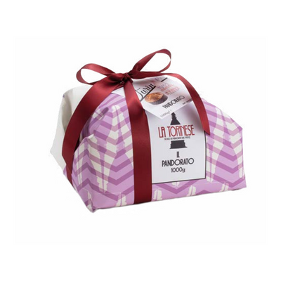 La Torinese | Panettone w/o Raisins & Fruit Hand-Wrapped 1KG
