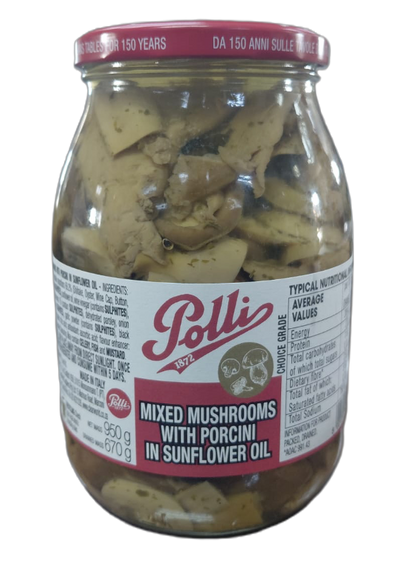 Polli | Mushroom Mix with Porcini 950G