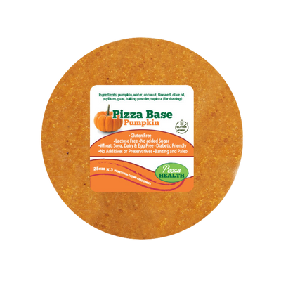 Pecan Health | Pumpkin (Gluten-Free) Pizza Bases 3X25cm