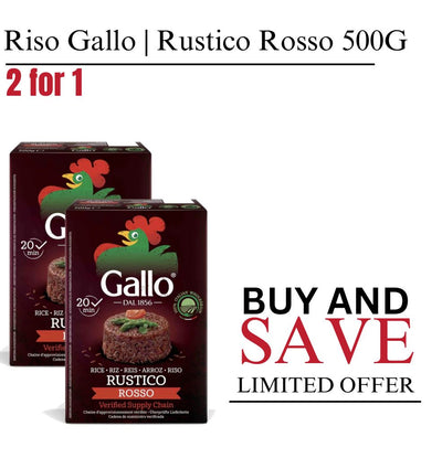 Riso Gallo | Rustico Rosso 500G | BUY 1 GET 1 FREE