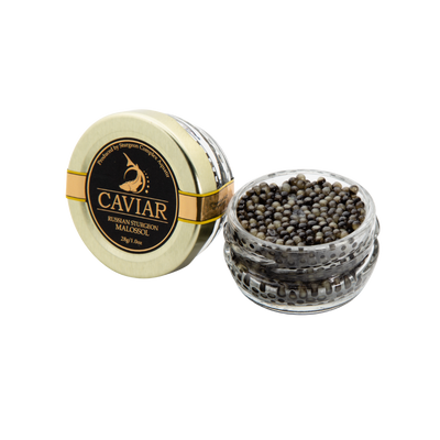 Russian Sturgeon Premium Non-Pasteurized Caviar (GLASS JAR)