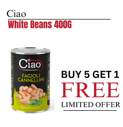 Ciao | White Beans 400G Bundle | BUY 5 & GET 1 FREE