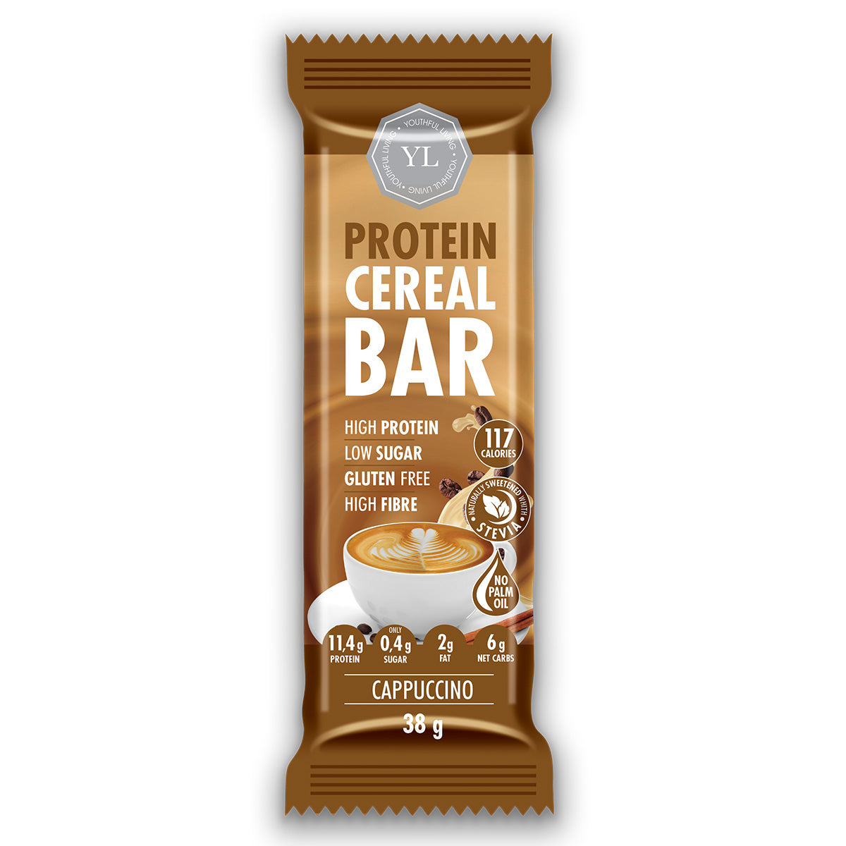YL | Cereal Bar Cappuccino 12X38G