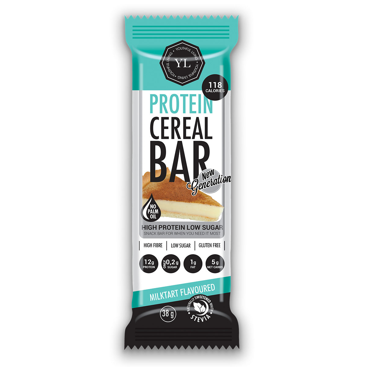 YL | Cereal Bar Milk Tart 12X38G