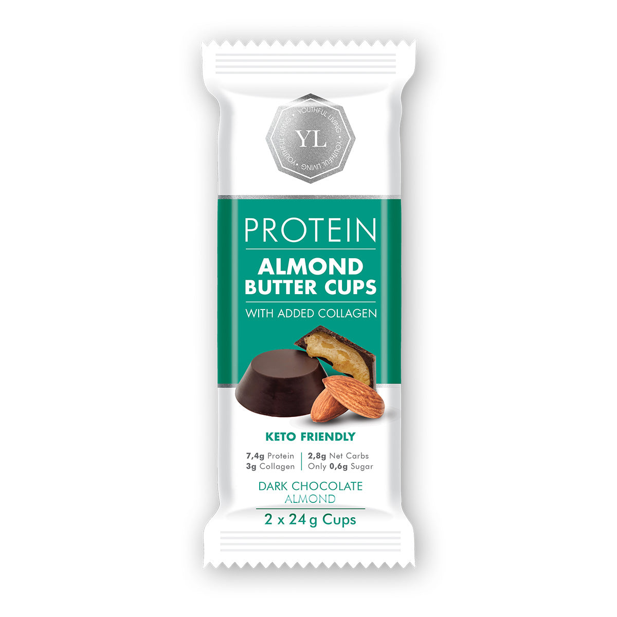 YL Protein Butter Cup Almonds 12X48G