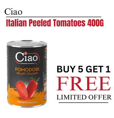 Ciao Peeled Tomatoes 400G | BUY 5 GET 1 FREE