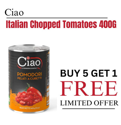 Ciao Chopped Tomatoes 400G | BUY 5 GET 1 FREE