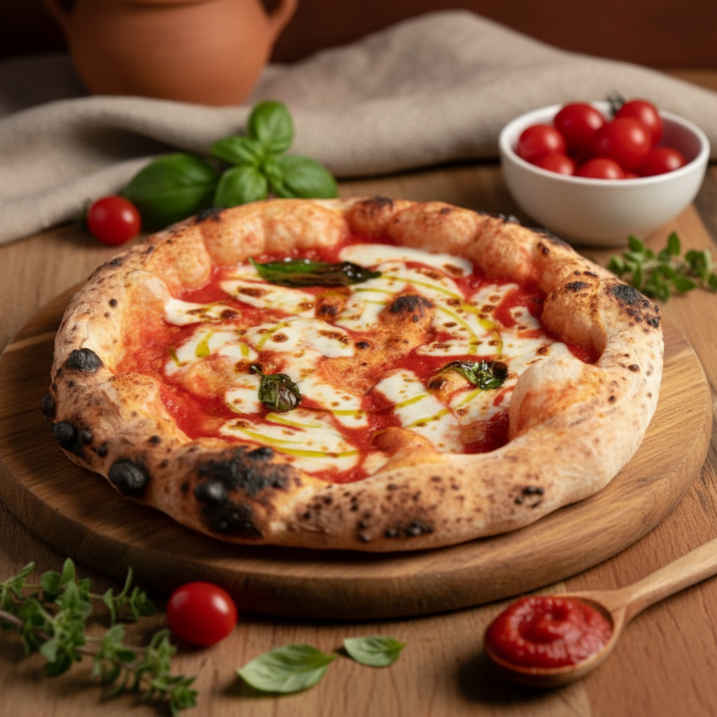 Neapolitan Style Pizza Margherita