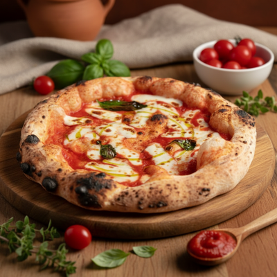 Neapolitan Style Pizza Margherita