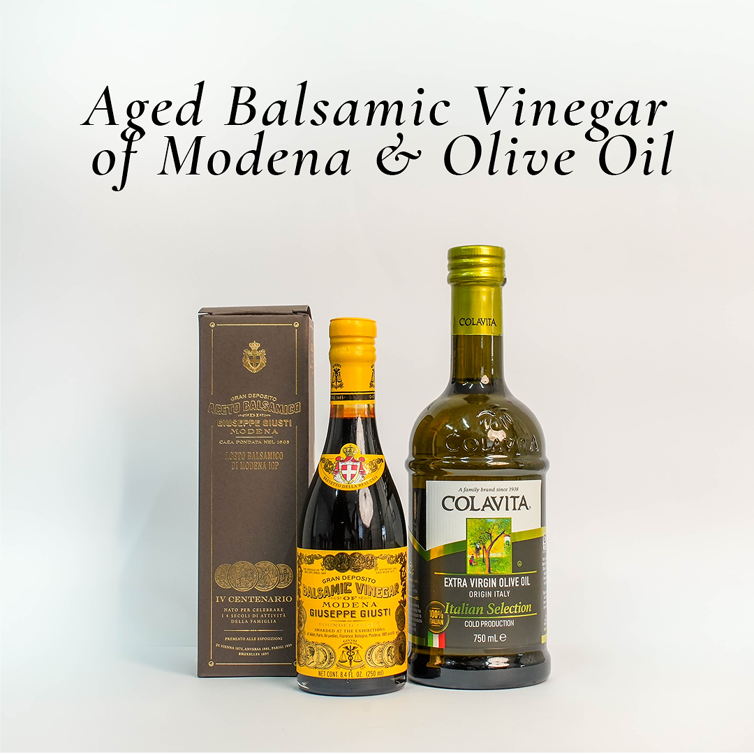 Aged Balsamic Vinegar of Modena & Olive Oil