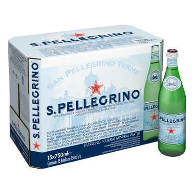S.Pellegrino | Mineral Sparkling Water 12X750ML
