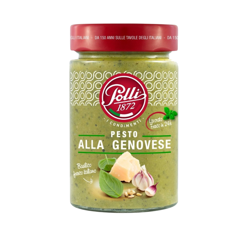 Polli Basil Green Pesto 190G Italian Deli Online