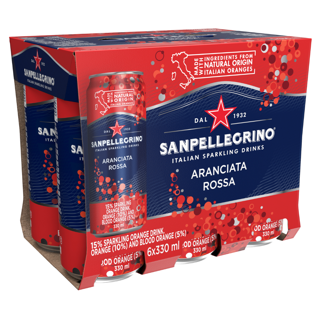 Sanpellegrino | Italian Sparkling Drinks | Blood Orange 330ML