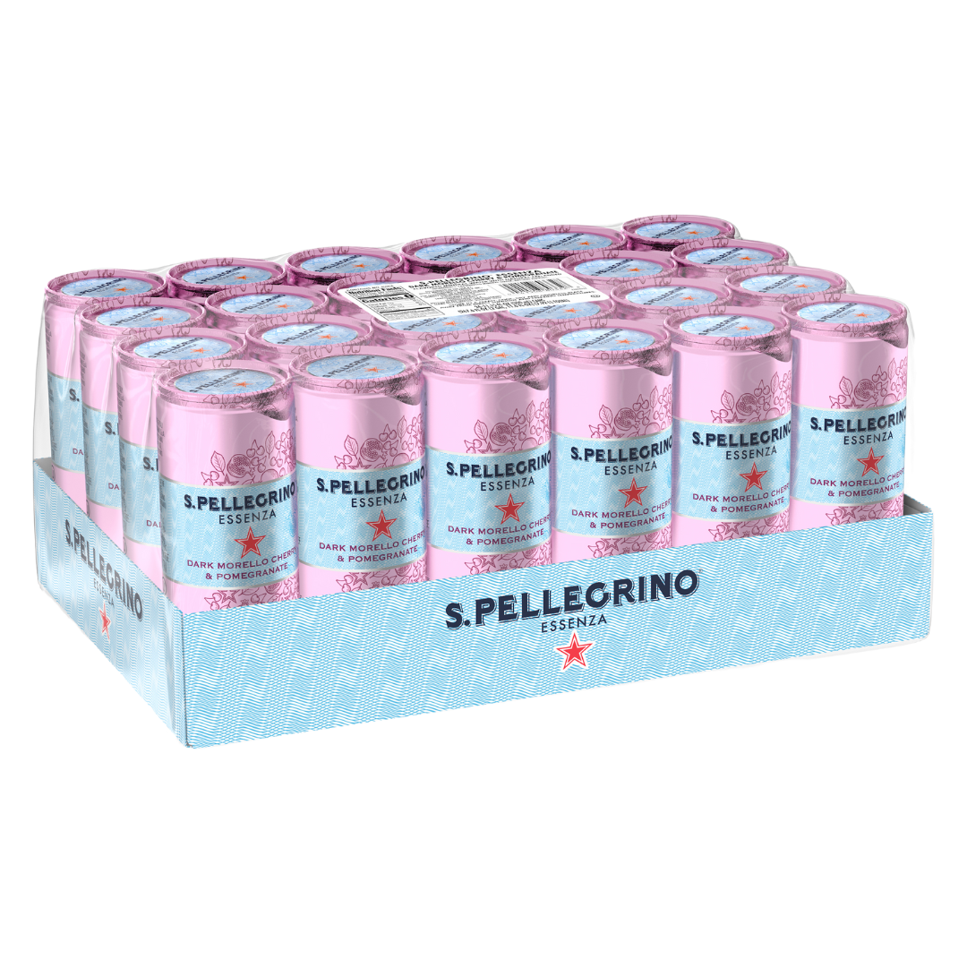 S.Pellegrino | Essenza Dark Morello Cherry & Pomegranate 24X330ML