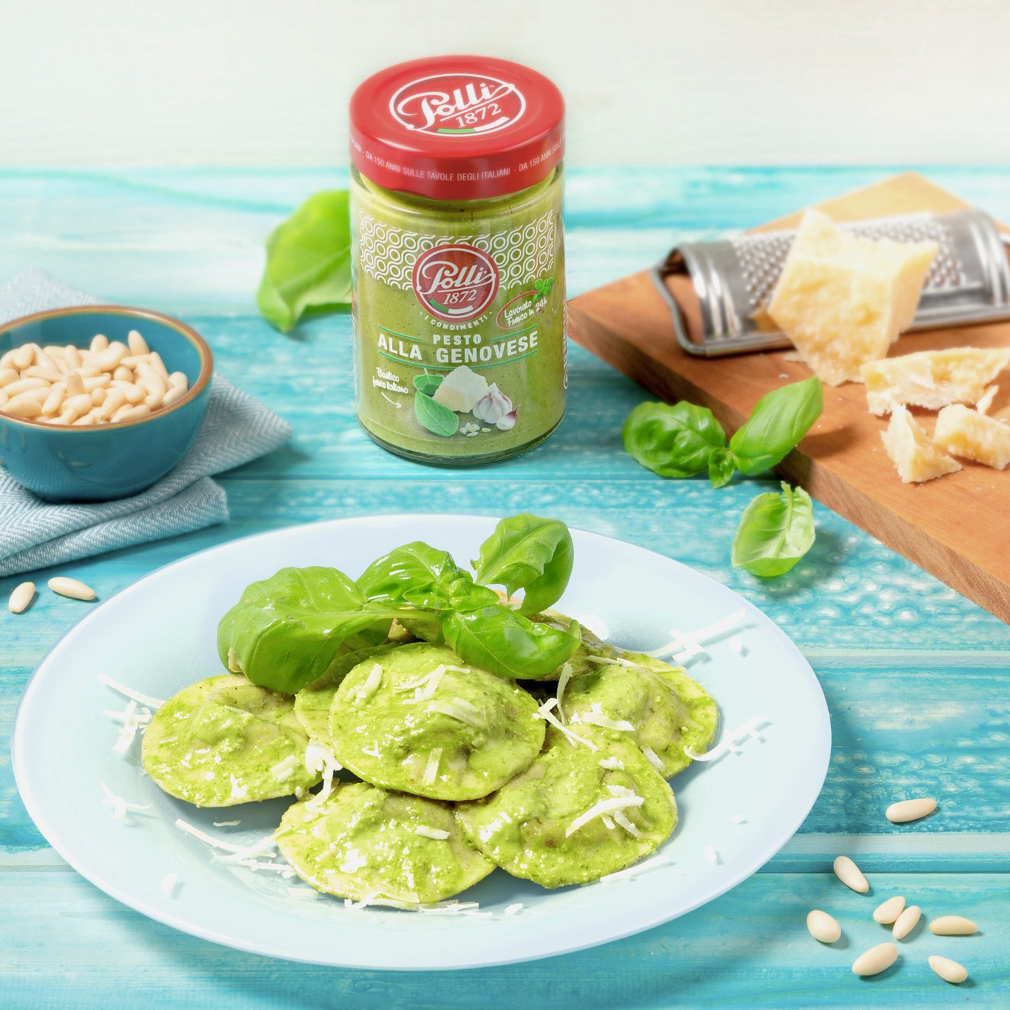 Polli | Basil Green Pesto 190G