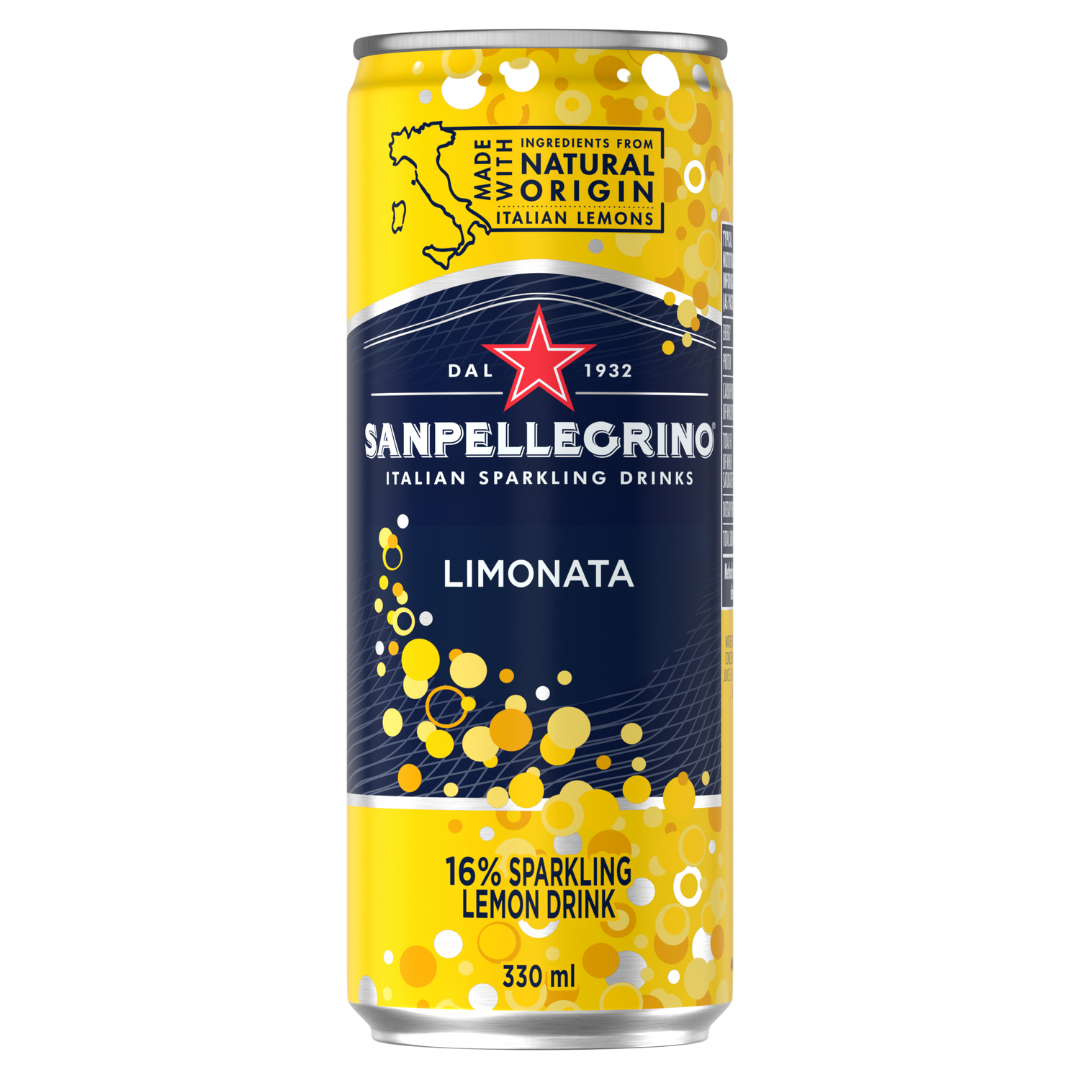 Sanpellegrino | Italian Sparkling Drinks | Lemon 330ML