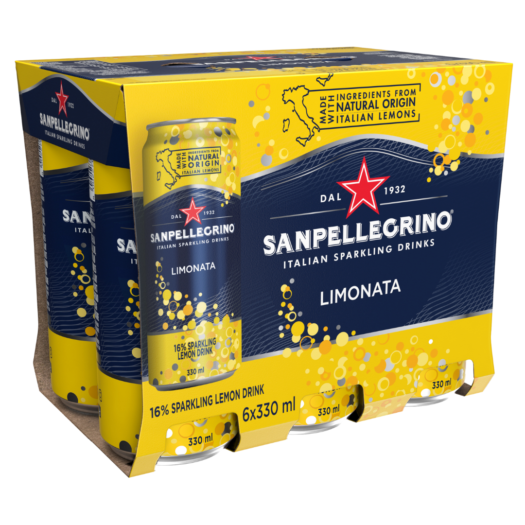 Sanpellegrino | Italian Sparkling Drinks | Lemon 330ML