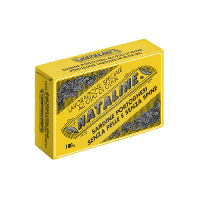 Nataline | Sardines in Olive Oil, Skinless and Boneless 100G