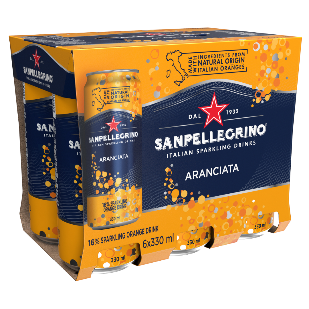 Sanpellegrino | Italian Sparkling Drinks | Orange 330ML