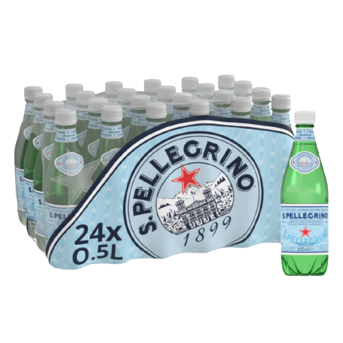 S.Pellegrino | Sparkling Mineral Water PET 24X500ML