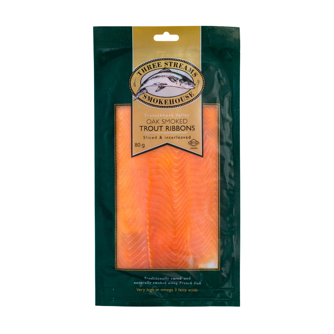 Premium Grade Smoke Trout Slices 80G | Available in CPT & GP only