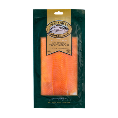Premium Grade Smoke Trout Slices 80G | Available in CPT & GP only